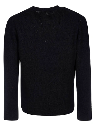 Shop Dondup Round Neck Sweater In Black