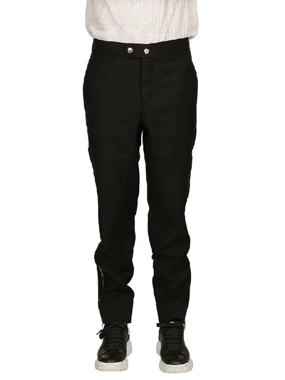 Shop Alexander Mcqueen Skinny Trousers In Black