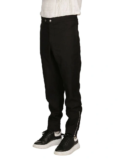 Shop Alexander Mcqueen Skinny Trousers In Black