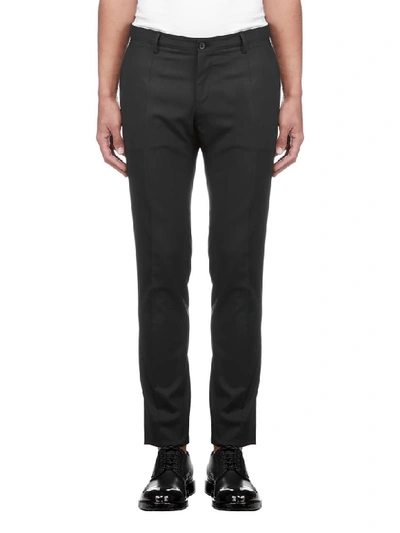 Shop Dolce & Gabbana Trousers In Nero