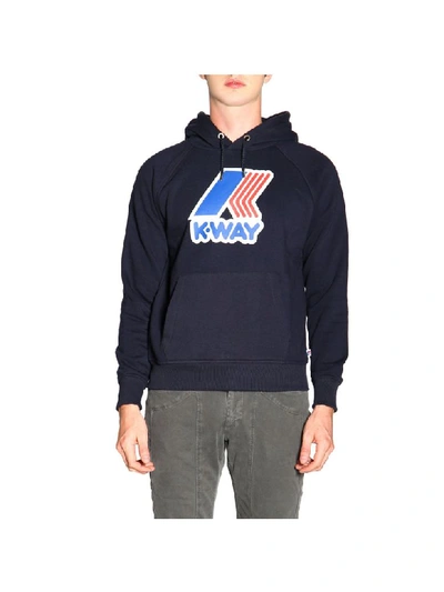 Shop K-way Sweater Sweater Men  In Blue