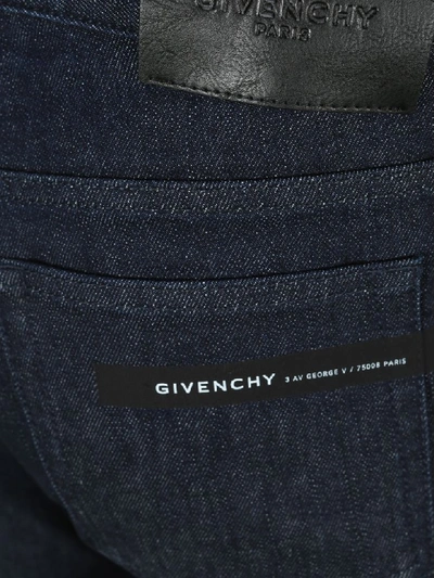 Shop Givenchy Slim-fit Jeans In Navy Blue