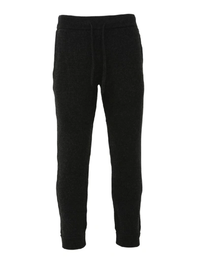Shop Alanui Trousers In Anthracite