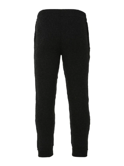 Shop Alanui Trousers In Anthracite