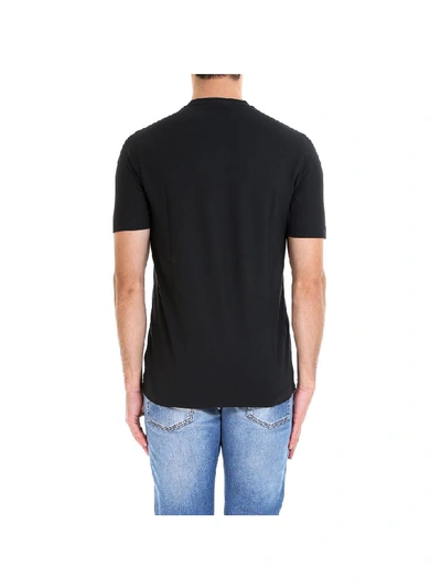 Shop Zanone T-shirt In Black
