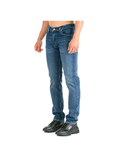 Shop Versace Jeans Couture Space Plein Jeans In Blu