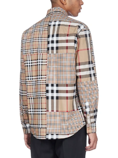 Shop Burberry Shirt In Archive Beige Ip Chk