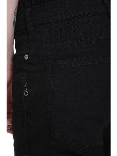 Shop Neil Barrett Jeans In Black Denim