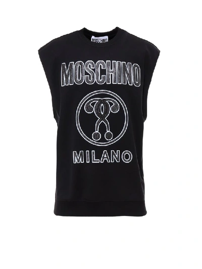 Shop Moschino Sweatshirt In Black