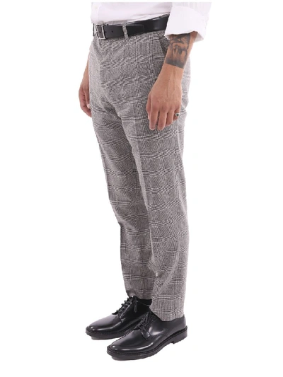 Shop Dolce & Gabbana Patterned Trousers In Nero/bianco