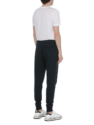 Shop Tommy Hilfiger Cotton Trousers In Sky Captain