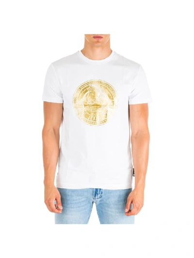 Shop Versace Jeans Couture Adriano T-shirt In Bianco