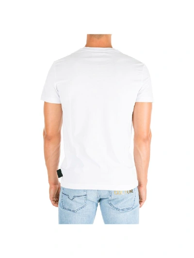 Shop Versace Jeans Couture Adriano T-shirt In Bianco
