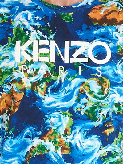Shop Kenzo World Japanese T-shirt In Multicolor