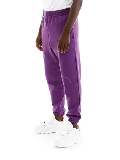 Shop Martine Rose Slim Joggers In Purple (purple)
