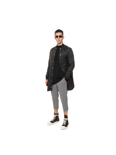 Shop Rick Owens Cropped Astaires Pants In Grey