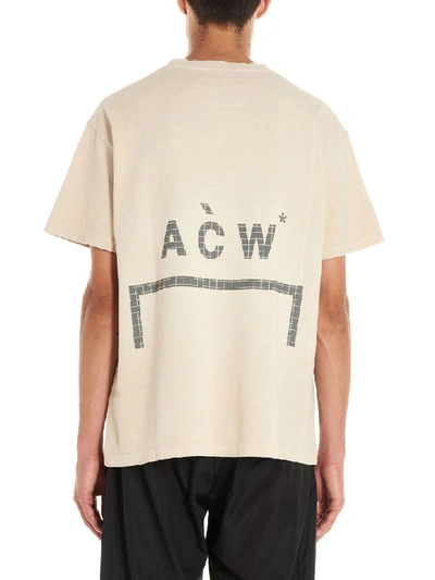 Shop A-cold-wall* A-cold-wall T-shirt In Beige