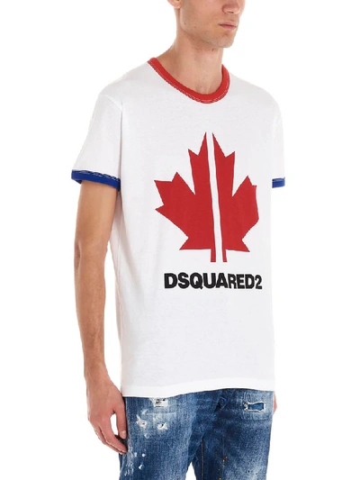 Shop Dsquared2 T-shirt In White