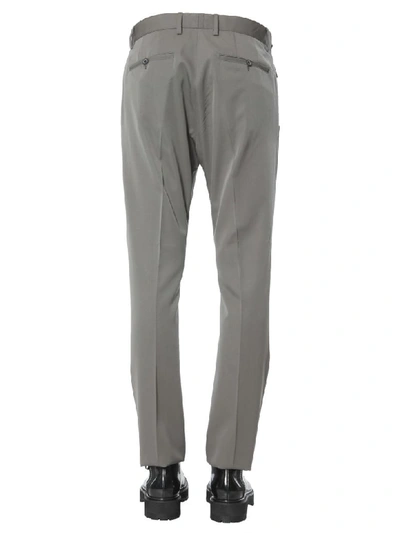 Shop Lanvin Regular Fit Pants In Grigio