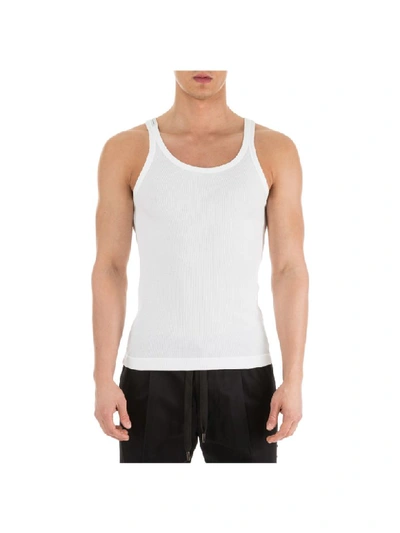 Shop Dolce & Gabbana Tunbridge Tank Top In Bianco