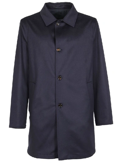 Shop Kired Raincoat In Blu/blu