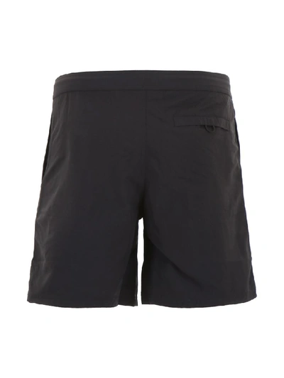 Shop Kenzo Logo Swim Shorts In Noir (black)