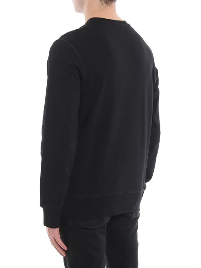 Shop Alexander Mcqueen Fern Logo Sweatshirt In Black/mix