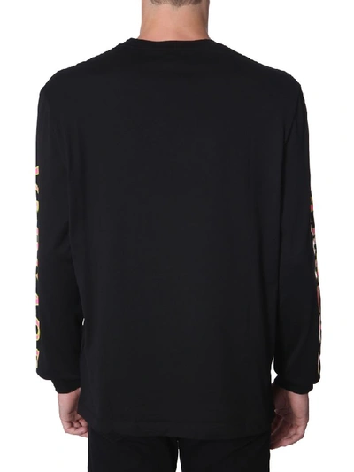 Shop Versace Long Sleeved T-shirt In Nero