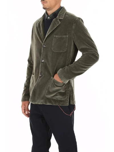 Shop Massimo Alba Baglietto Jacket In Military (green)