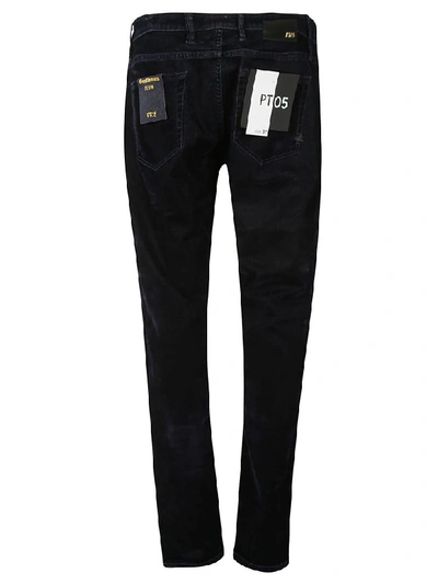 Shop Pt05 Cropped Jeans In Black