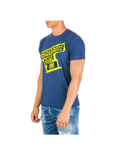 Shop Dsquared2 Jesus T-shirt In Blu