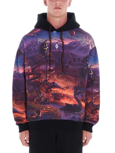 Shop Marcelo Burlon County Of Milan Fantasy Hoodie In Multicolor