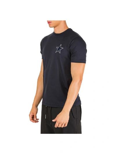 Shop Emporio Armani C2 Ultimate T-shirt In Blu Navy