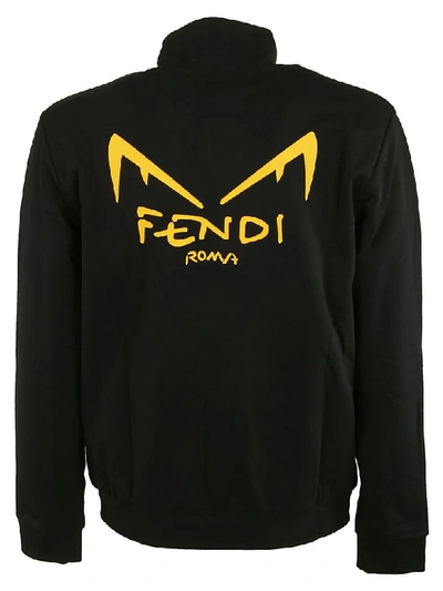 Shop Fendi Fleece In Black