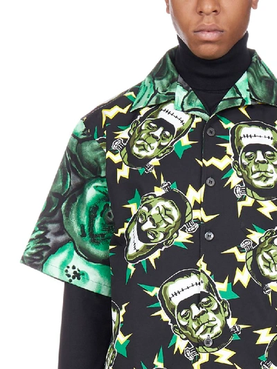 Shop Prada Shirt In Militare Smeraldo