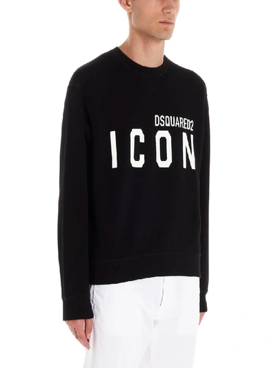 Shop Dsquared2 Icon Sweatshirt In Black