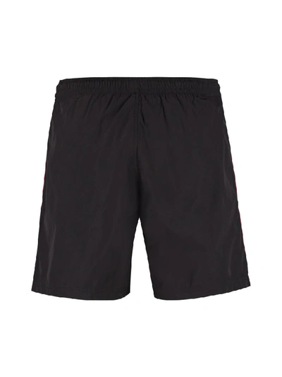 Shop Alexander Mcqueen Swim Shorts In Black