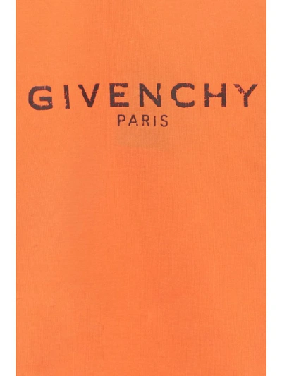 Shop Givenchy T-shirt In Orange