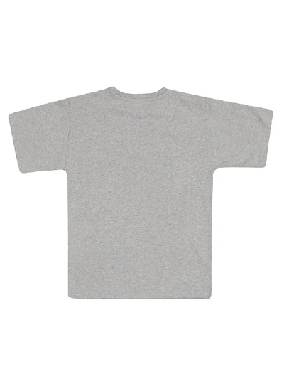 Shop Moschino Printed Short Sleeve T-shirt In Grey