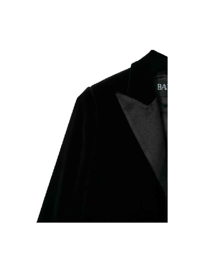 Shop Balmain Single-breasted Jacket In Nero