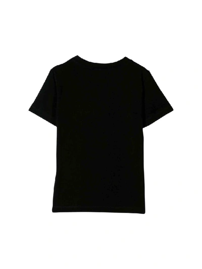 Shop Balmain Black Girl T-shirt In Unica