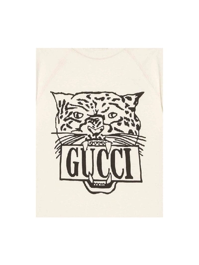 Shop Gucci Cotton Tiger T-shirt In Var. Uni
