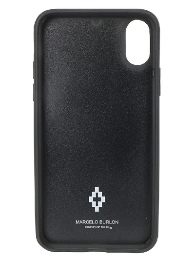 Shop Marcelo Burlon County Of Milan Iphone Xs Cover In Black/red