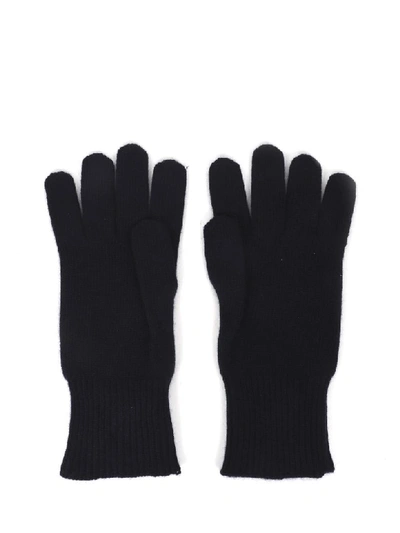 Shop Raf Simons Navy Gloves