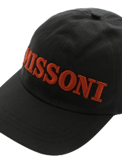 Shop Missoni Cotton Hat In Black