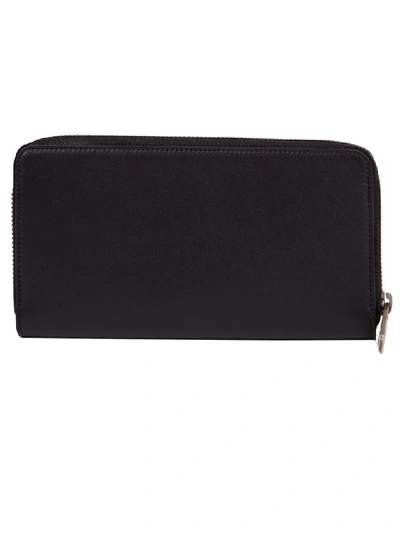 Shop Givenchy Paris Long Zipped Wallet In Nero