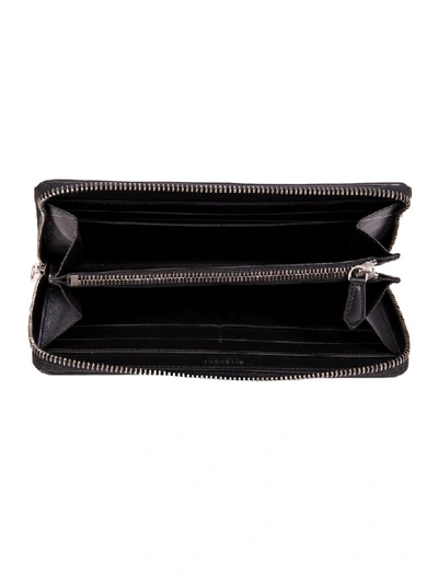 Shop Givenchy Paris Long Zipped Wallet In Nero
