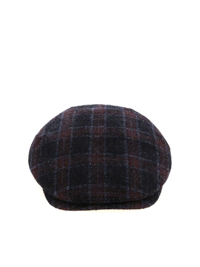 Shop Borsalino Cap Wool Bc1001. Ab004. A004 In Blue