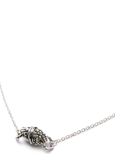 Shop Giacomoburroni Necklace In Silver