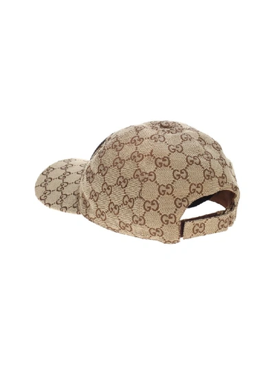 Shop Gucci Baseball Cap In Cammello